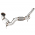 Downpipe with sport catalytic converter